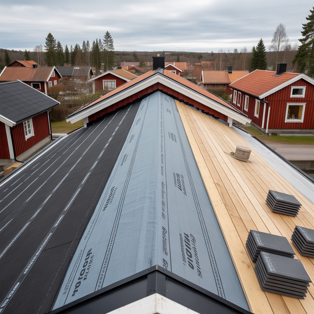 underlagstak jamforelse av papp duk och skiva val och livsla